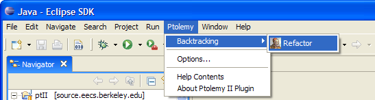 Batch refactoring menu